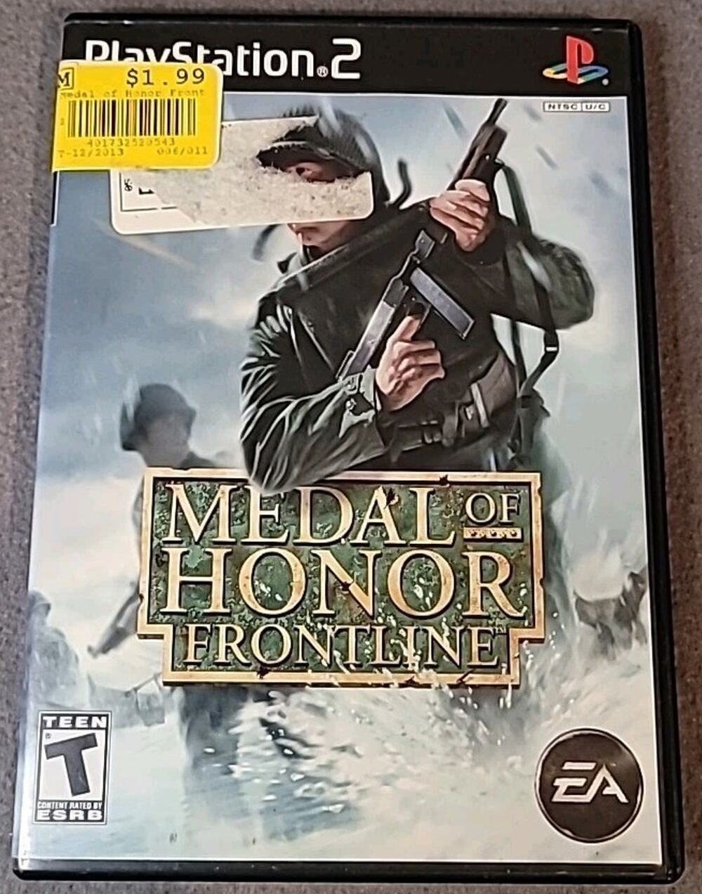 Medal of Honor: Frontline Sony PlayStation 2, 2002, Complete in Box Tested Works